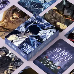 55 Pc/set Solo Leveling Manga Laser Lomo Card Album Comic Characters Photocard Fans Collection Cards