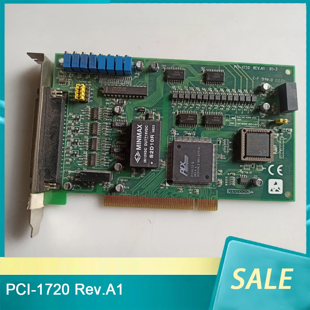 

PCI-1720 Rev.A1 For Advantech 4-channel Isolated Analog Output Card