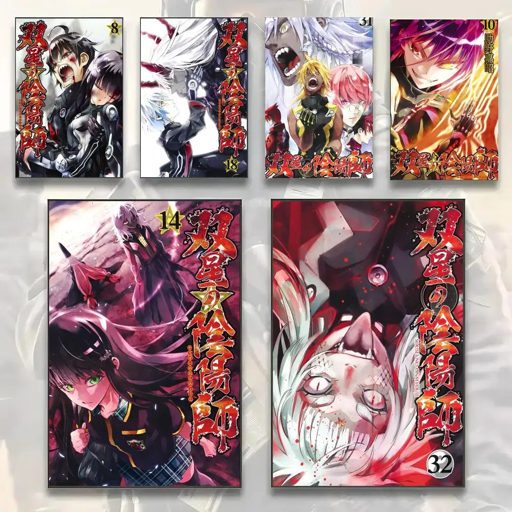 Anime T-Twin Star Exorcists Painting Calligraphy Modern Canvas Wall Art Prints for Living Room Decor | Wall Decals