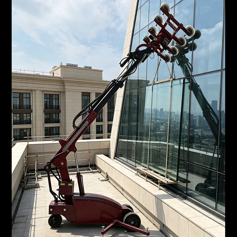 Electric Glass Vacuum Installation Machine Heavy Duty Glass Lifter for Commercial Residential Glass Projects