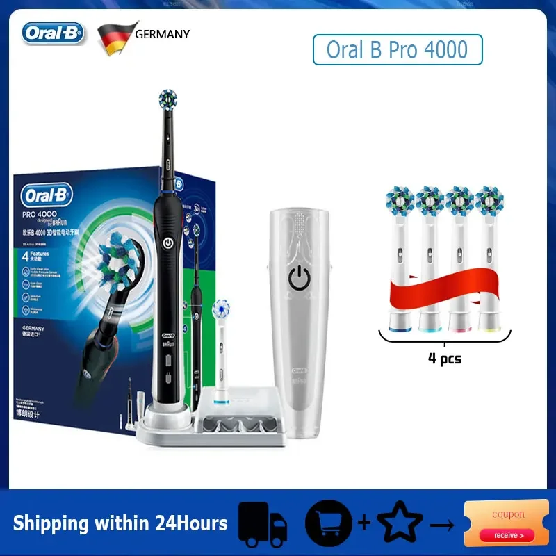 【新品未使用】BRAUN Oral-B PRO4000 Sad383c29a8004e2e985461a3b1e5b