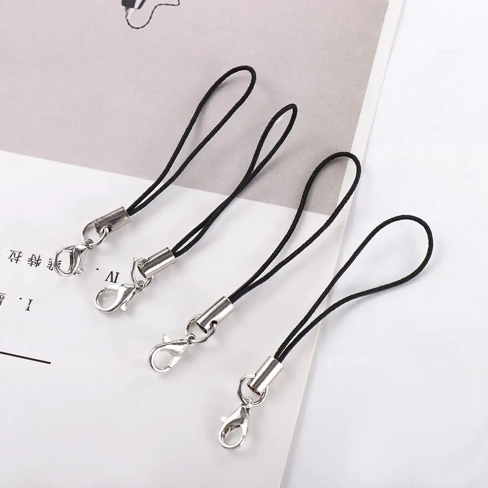 

10pcs Lanyard Lariat Cords Lobster Clasp Rope Keychains Hooks Mobile phone Strap Charms Keyring Bag Accessories Key Ring