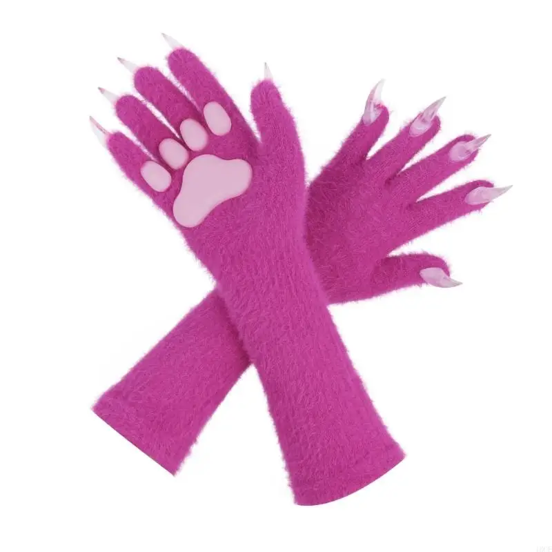 Silikonhandschuhe mit beweglichen Polstern, dehnbar, Cosplay, geeignet für Halloween-Kleider