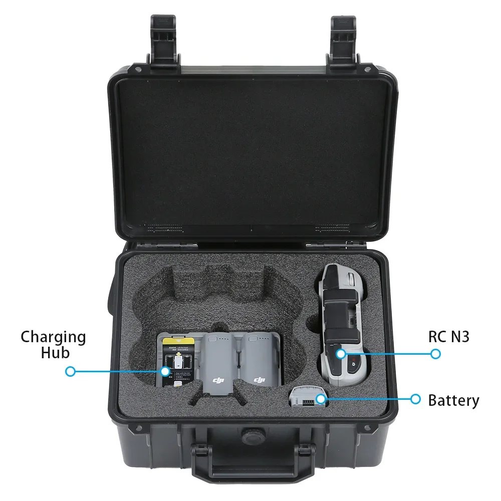 Portable Safety Box For DJI NEO 2 Protective Explosion-proof Box Hard Shell Carrying Case Suitcase For DJI RC N3 Drone Accessry