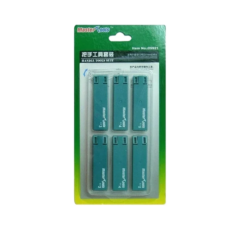 TRUMPETER pour fils de cuivre de 0.3/0.4mm, outil de pliage, ensemble d'outils de poignée 09921, gabarit de main courante pour la construction de maquettes, outils de bricolage, accessoires