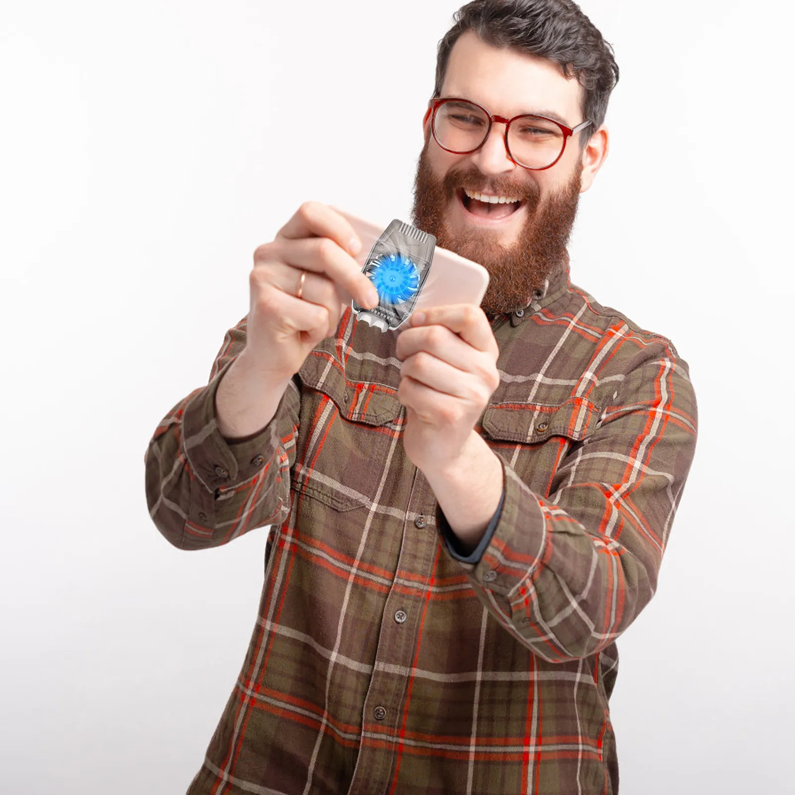 

1 шт. охлаждающий радиатор для мобильного телефона с технологией шумоподавления, компактный дизайн для эффективного отвода тепла