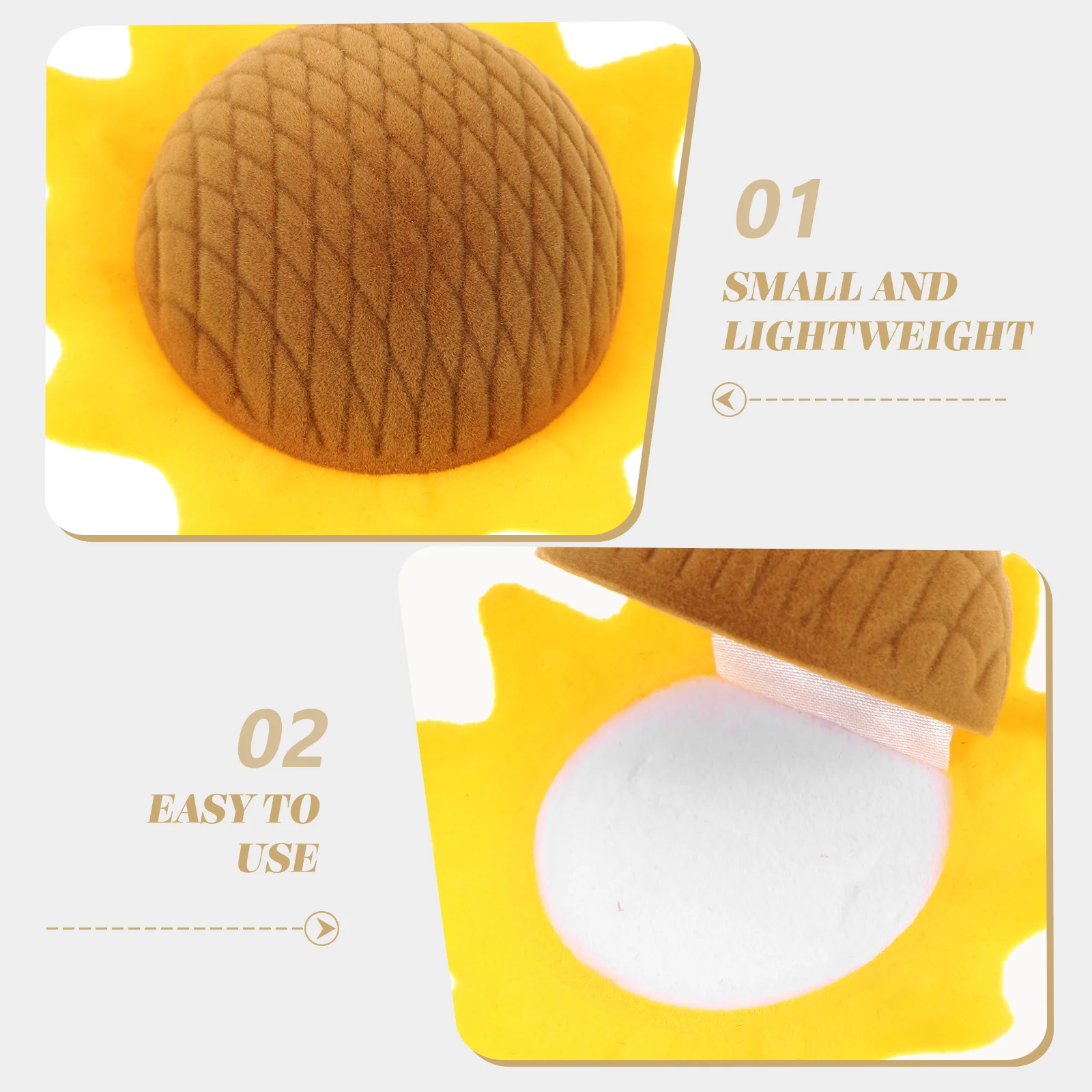 

Exquisite Sunflower Design Jewelry Storage Box for Rings Earrings Necklaces Bracelets Gift Box Trinket Organizer Desktop