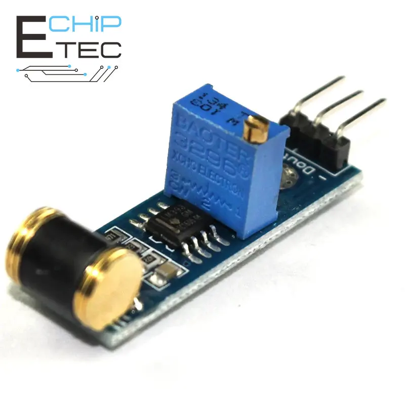 

Free shipping 3-pin 801S Vibration Switch Detection Sensor Module Adjustable