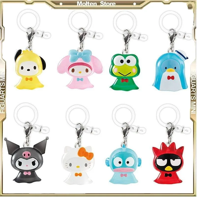 Bandai Gashapon My Melody Pom Pom Purin Pochacco Cinnamon Kuromi HANGYODON Sunny Doll Regenschirm-Taschenanhänger zum Sammeln als Geschenk