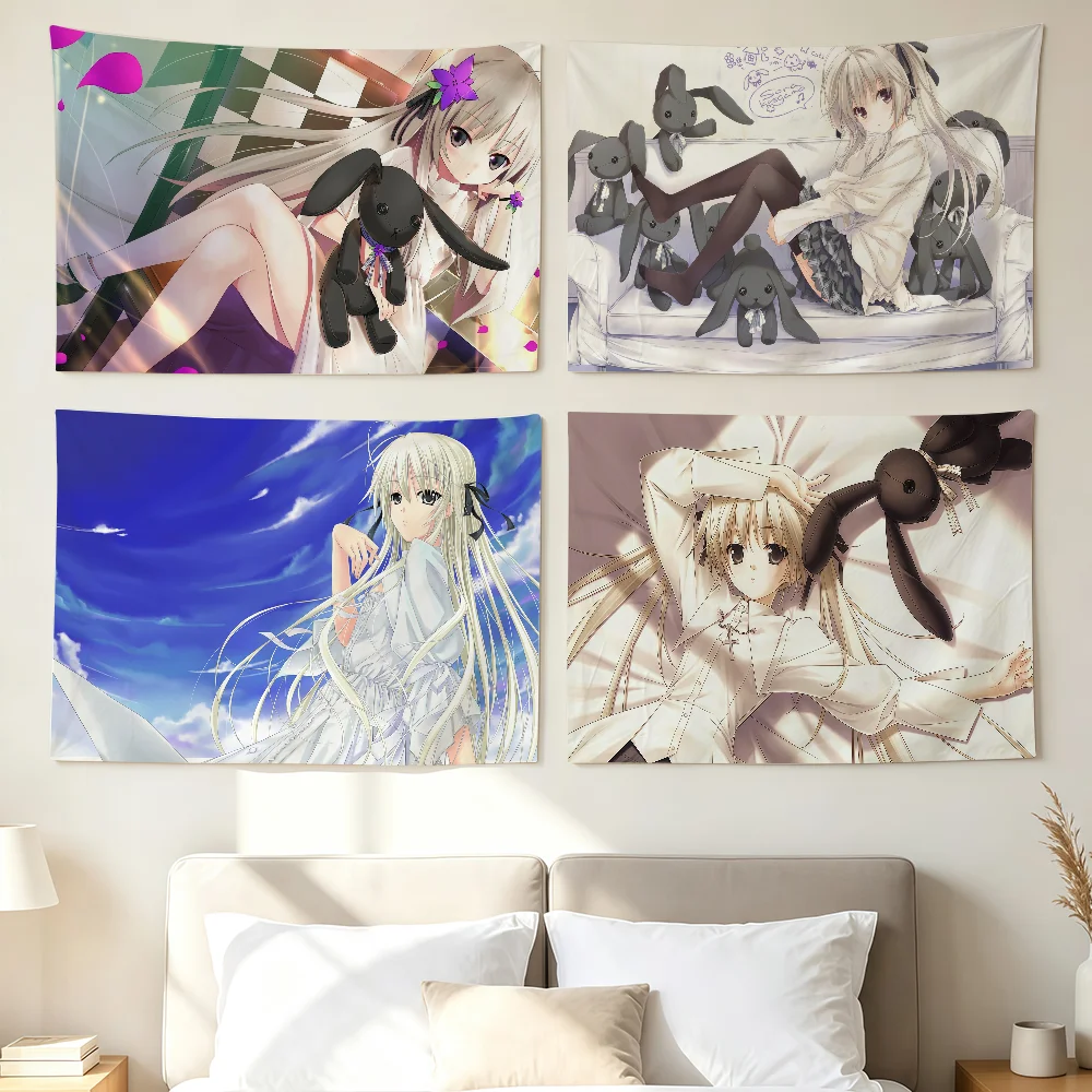 Anime Y-Yosuga No S-Sora Kasugano Flag Wall Decorations Home Decor Suitable For Living Rooms Bedrooms Dormitories Parties