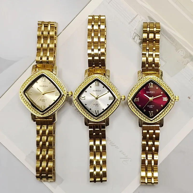 

Новые брендовые женские кварцевые часы, модные простые золотые часы, повседневные студенческие наручные часы Relojes Para Mujer, дропшиппинг