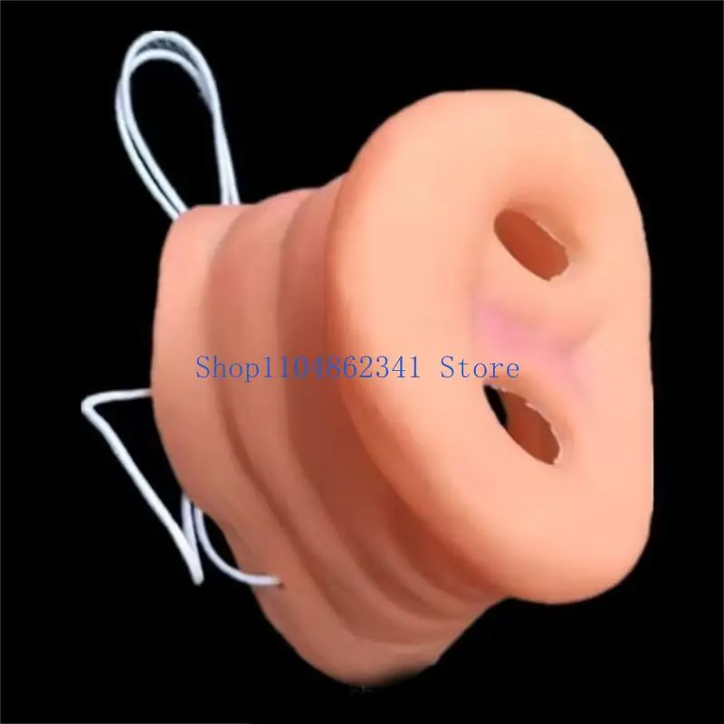 5asd 어린이 성인 참신 돼지 코 돼지 주둥이 돼지 의상 액세서리 동물 마스크