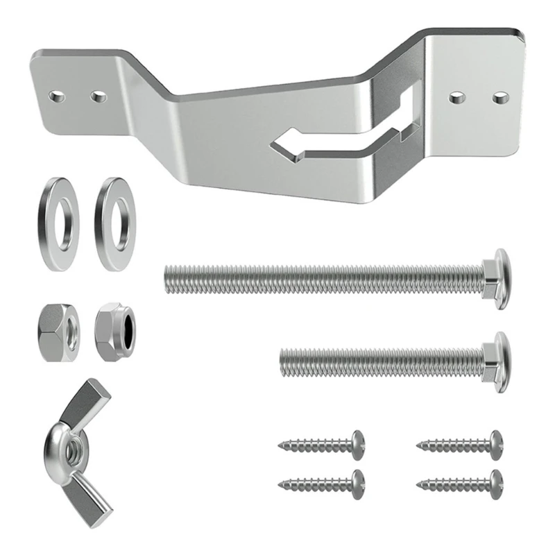 

Spare Tire Wall Bracket Support Easy Installation Space Savers Suitable for Cargo Trailers, Sturdy Stainless Steel Mount