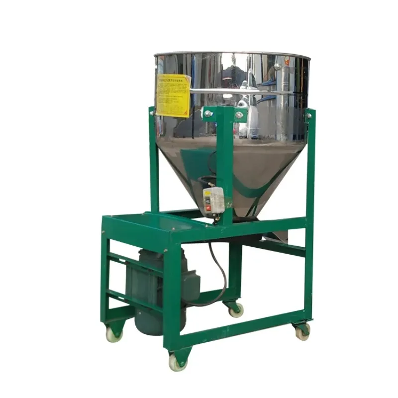 Stainless Steel Vertical Dry Powder Mixing Machine 30-100KG Capacity Food Raw Material Mixer Device