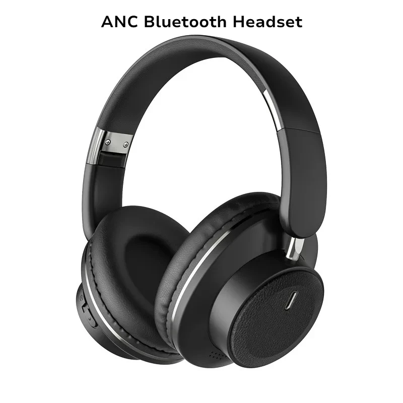 

Bluetooth ANC Active Noise Cancelling Headphones with Mic H9 Wired Wireless Headband Headset Lightweight Comfortable Big Battery