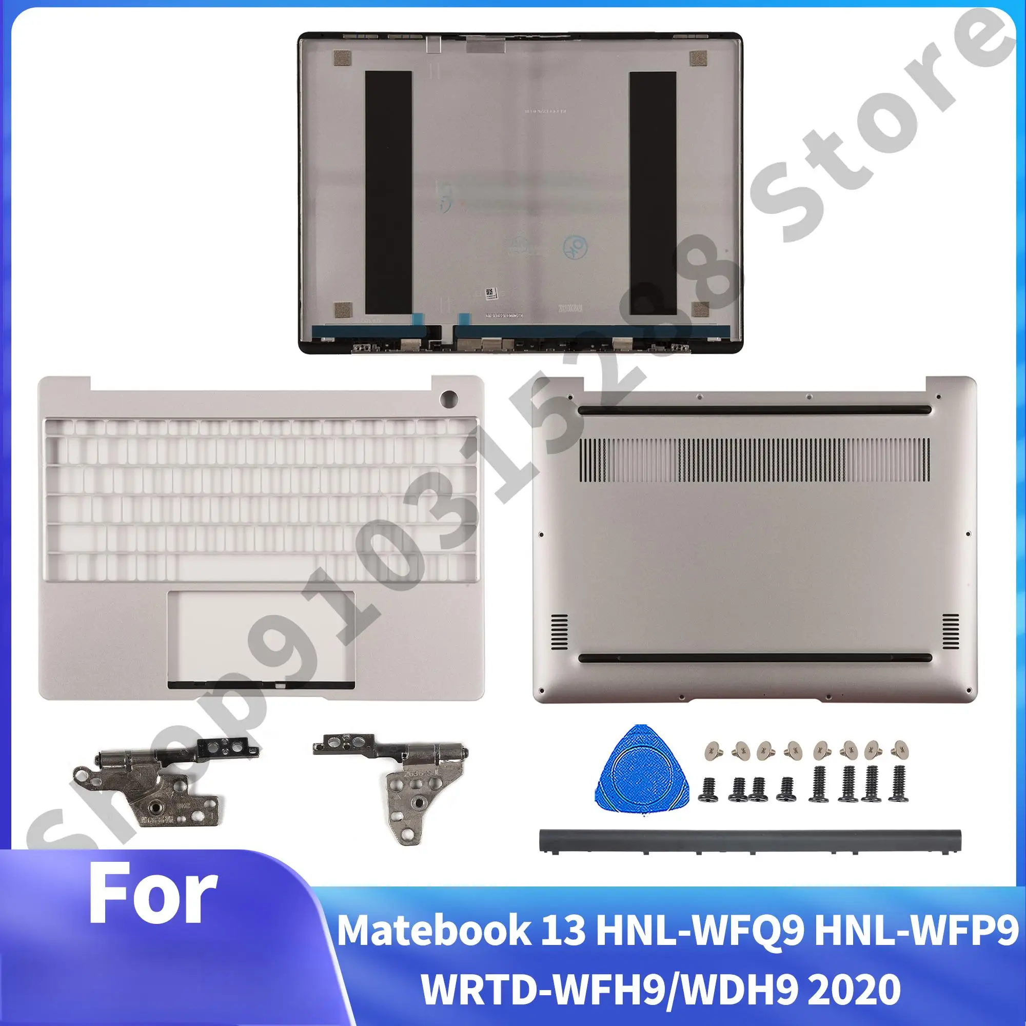 

Parts For Matebook 13 HNL-WFQ9 HNL-WFP9 WRTD-WFH9/WDH9 2020 LCD Back Cover Palmrest Bottom Case Notebook Replace