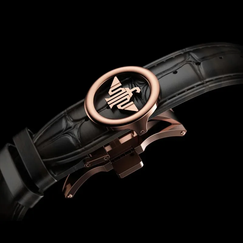 OUPINKE 3206, лучшие автоматические мужские часы, модные роскошные оригинальные механические наручные часы с полым скелетом, мужские часы с сапфировым зеркалом