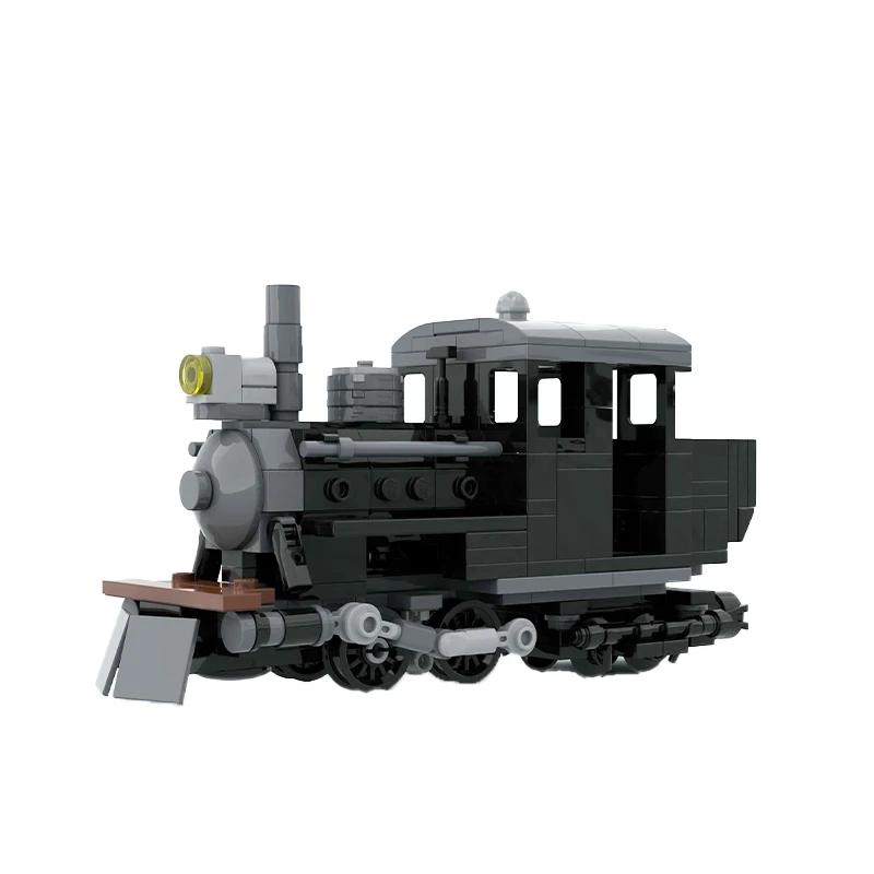 City Railway Narrow Gauge Train Locomotive Building Block Assembly Model Locomotive Brick Toy Children's Christmas Gifts