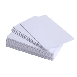 100 PCS 13.56MHZ NFC Blank Matte White Printable PVC Door Access Control Card