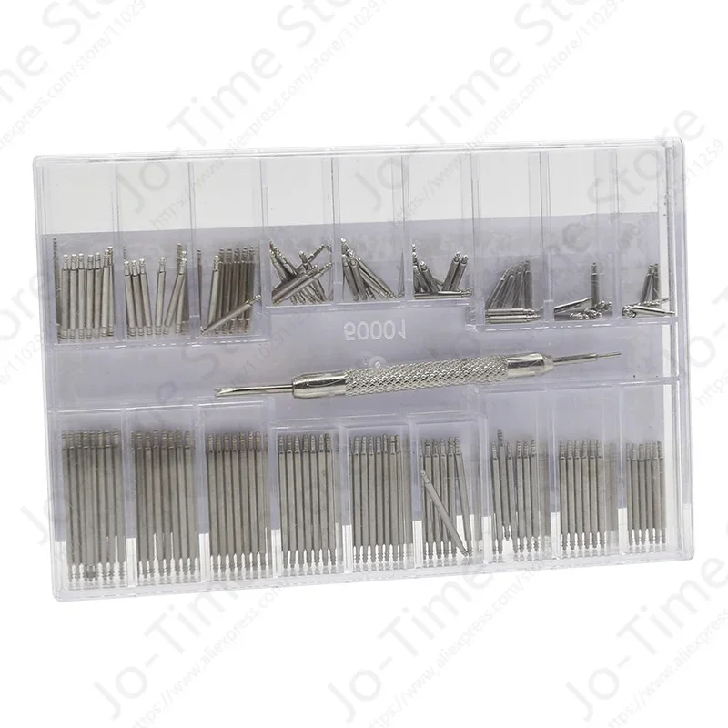 360pcs Stainless Steel Metal Watch Spring Bars 8mm-25mm Strap Belt Repair Tools Watchband Accessories Set