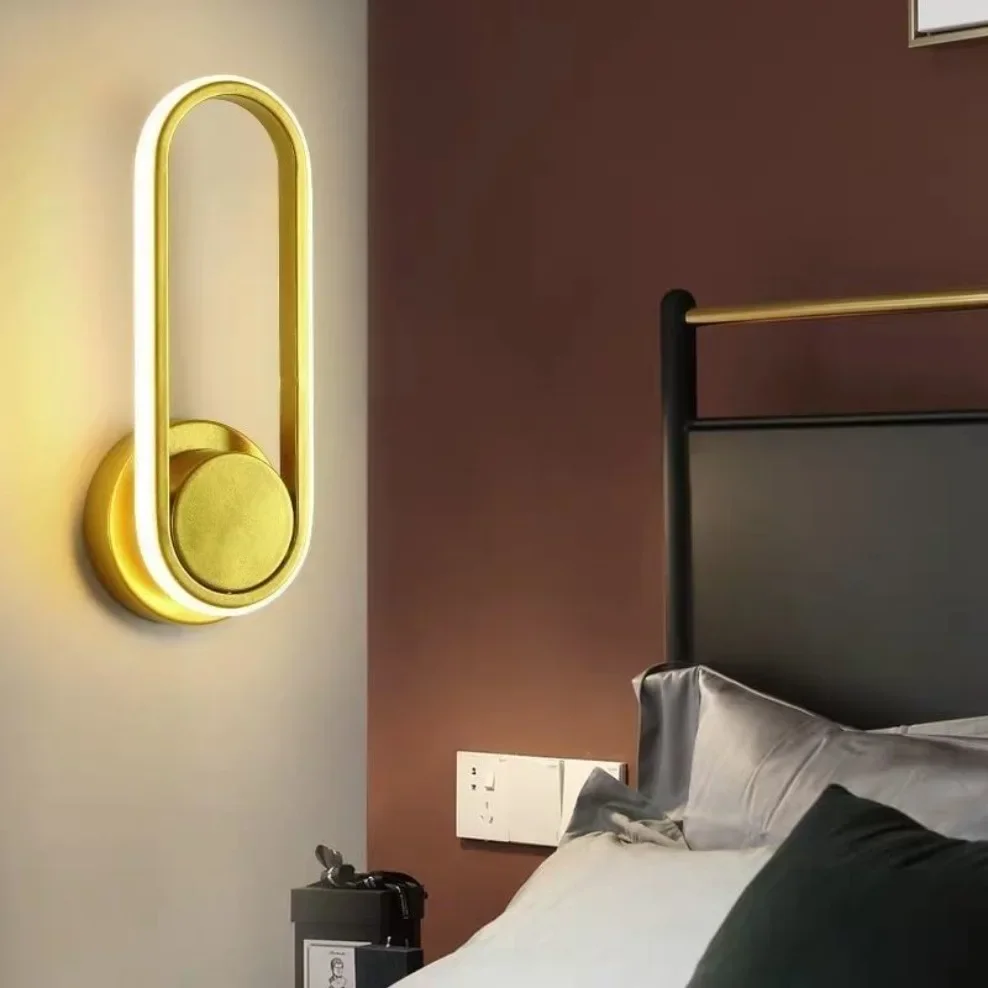 Modern Rotatable LED Wall Light For Aisle Stair Bedroom Bedside Living Dining Room Balcony Indoor Lighting Wall Sconce