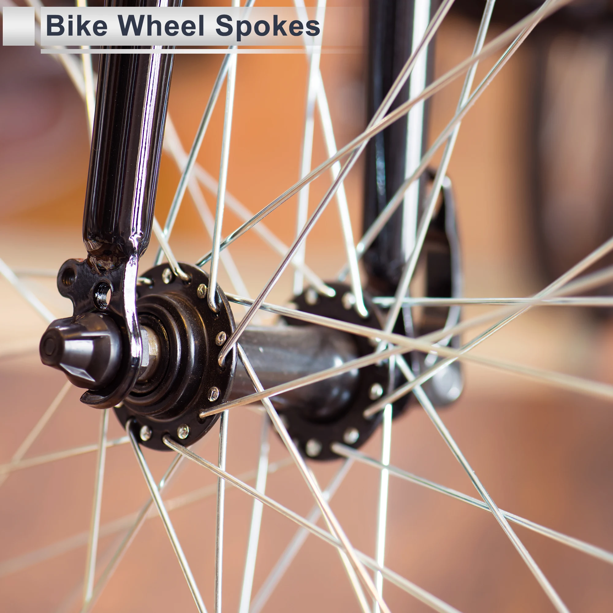 Décoration de Rayons pour Vélo, Ètoiles - Pack de 36