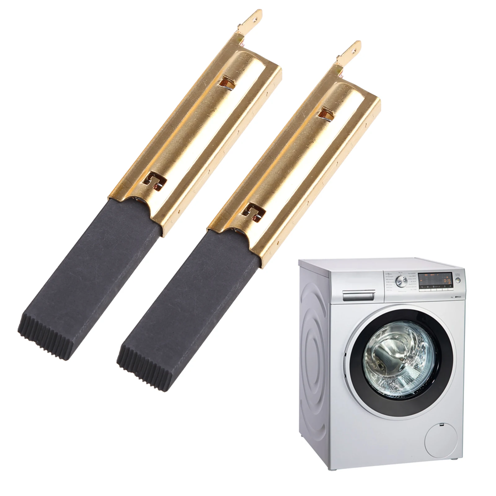 2Pcs/set Washing Machine Motor Carbon Inserts Brushes L94MF7 For Siemens 5x13.5 Home Washing Clothes Part Accessory Tool