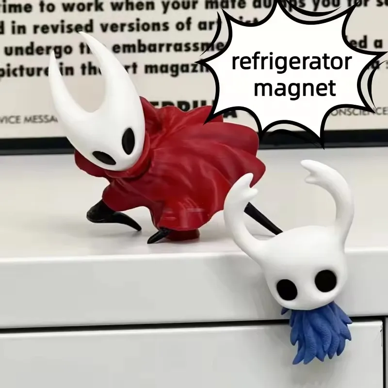 Hornet Knight Hollow Knight 3D Printed Fridge Magnet Cute Kitchen Decor Cartoon Refrigerator Sticker Gift Christmas Decorations
