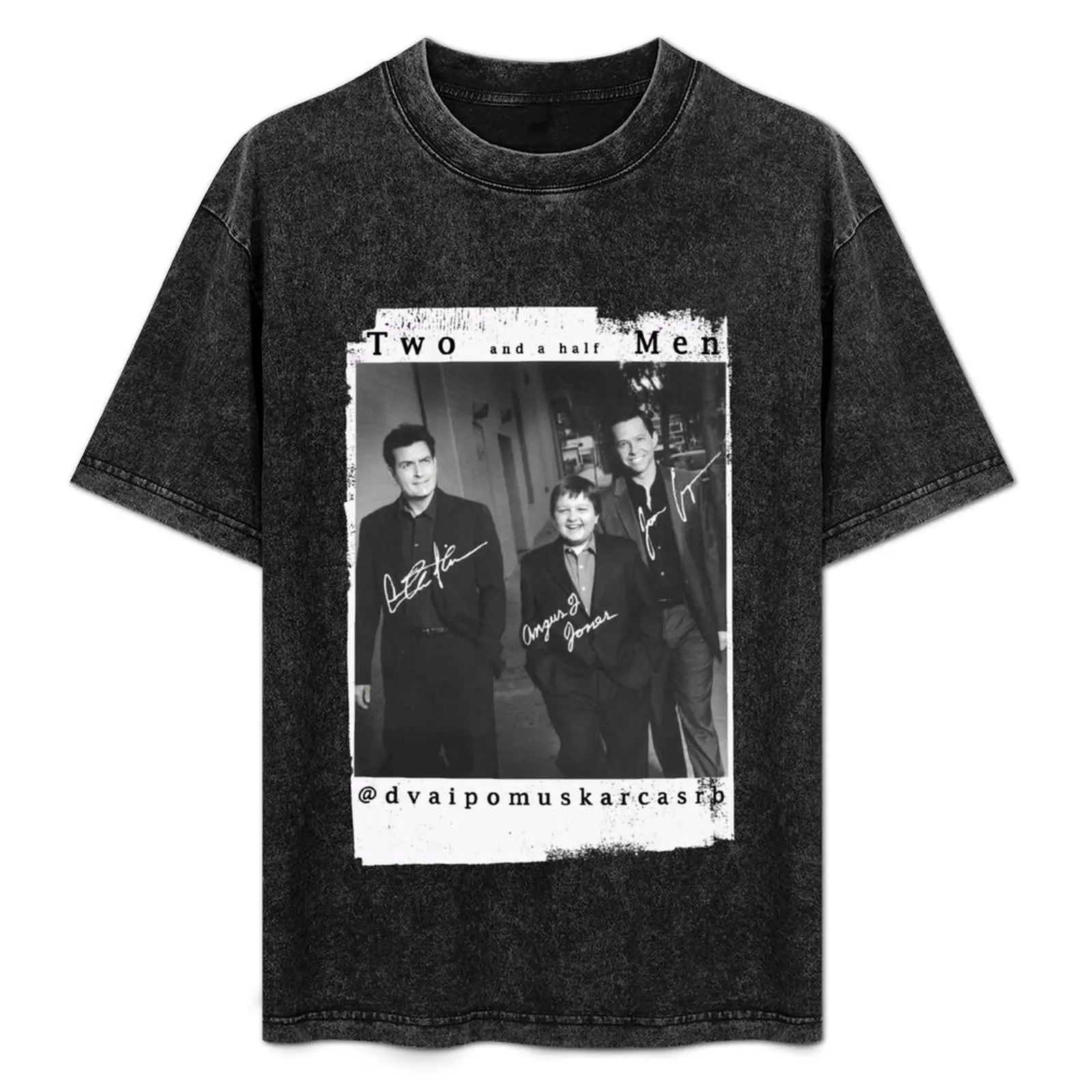 

Two and a Half Men T-Shirt Casual Loose Fit Summer Tee Shirt