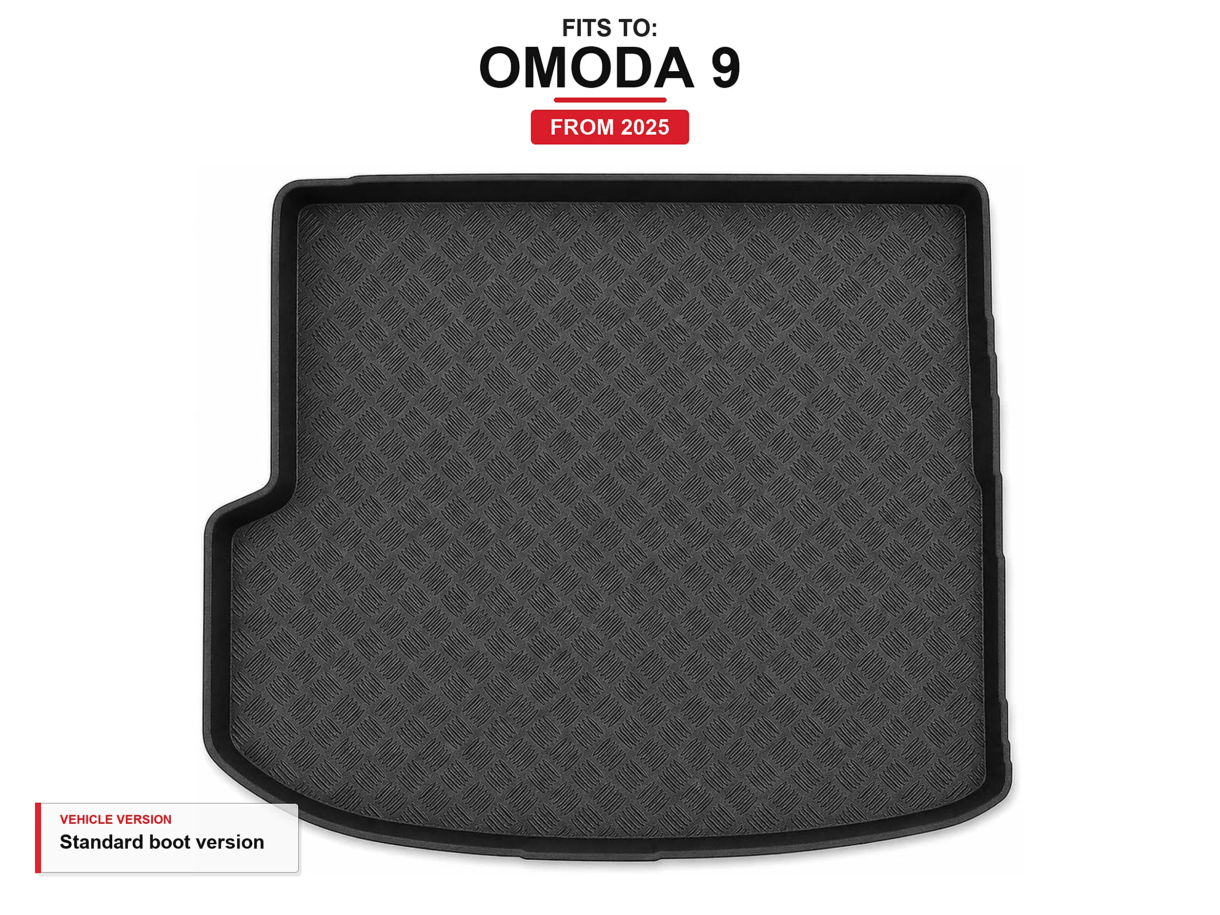 Image of Kofferraummatte mit Rand für: Omoda 9 2025-