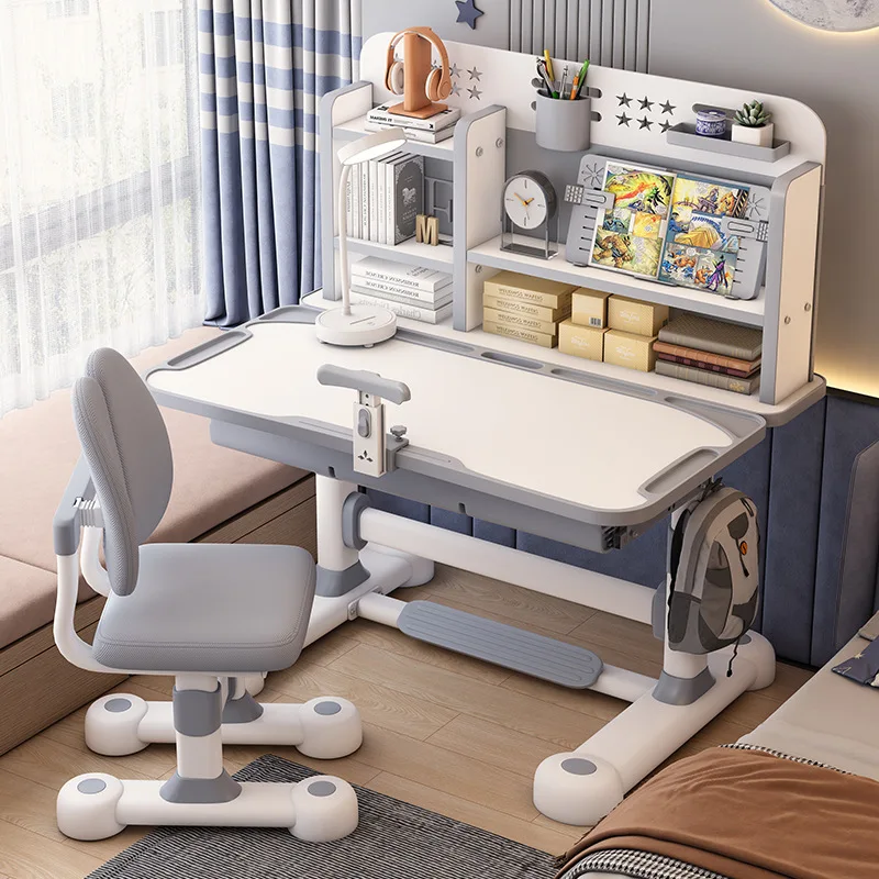 Children's study table household liftable primary school students tutoring training class writing desk school desks