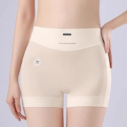 Ice Silk Thin Women Underwear Mid-rise Ladies Safety Short Pants Seamless Underpants Breathable Boyshorts Sexy Panties Lingerie