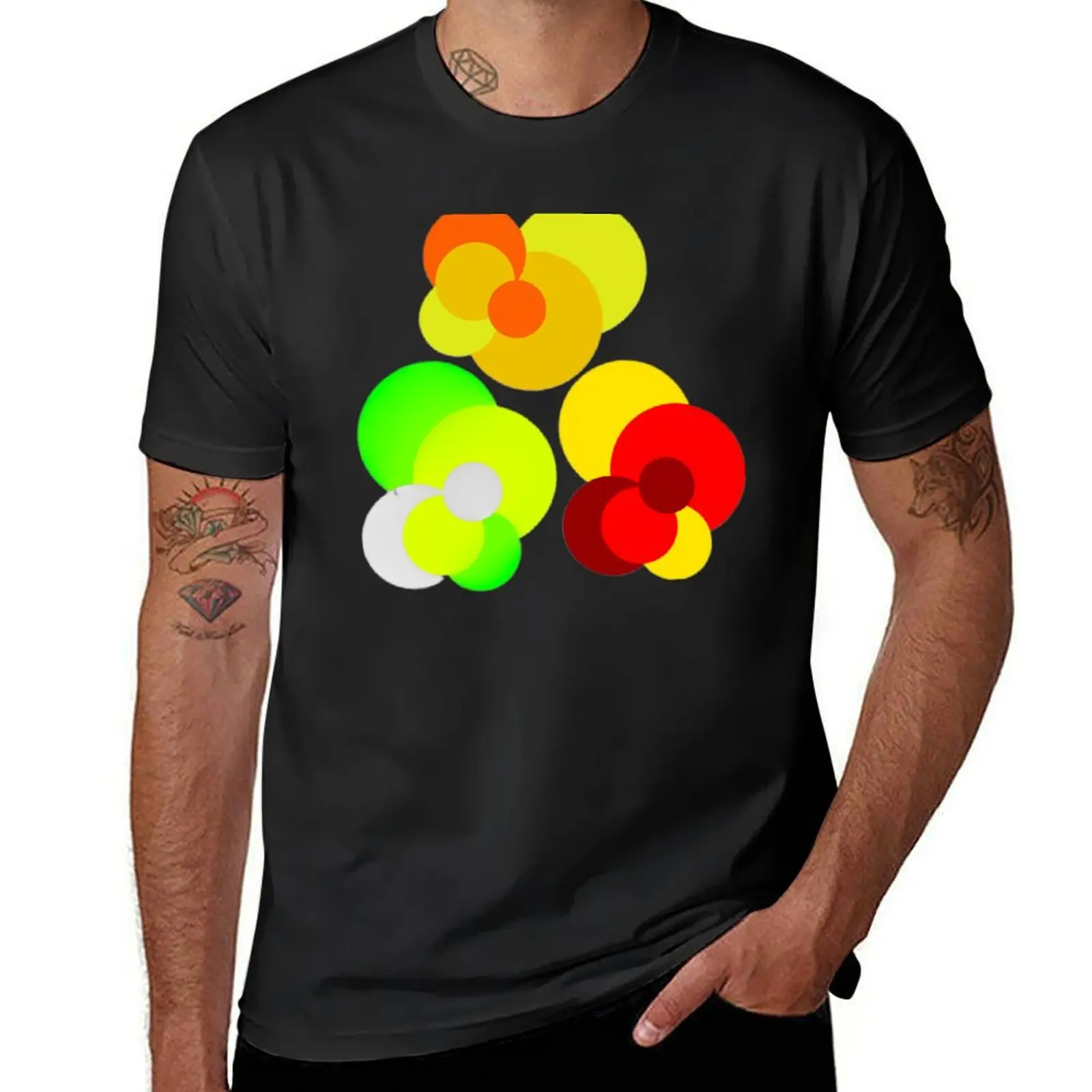 Bright Coloured Balloons/Bubbles (Tint) T-Shirt sweat hippie clothes oversized anime mens funny t shirts