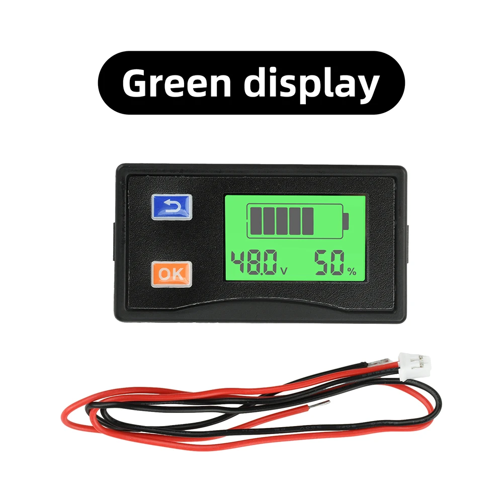 [QV61] DC 9-120V LCD Digitaler Spannungs- und Batteriestandsmesser Universeller Batteriestandsanzeiger für verschiedene Batterietypen – Detail 5