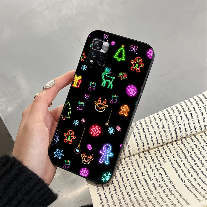 

Phone Case For Xiaomi Redmi note 14 Pro 14 13 12 11 10 Pro 14S 12S 11S Redmi 14C 13C 10 Christmas Tree Light