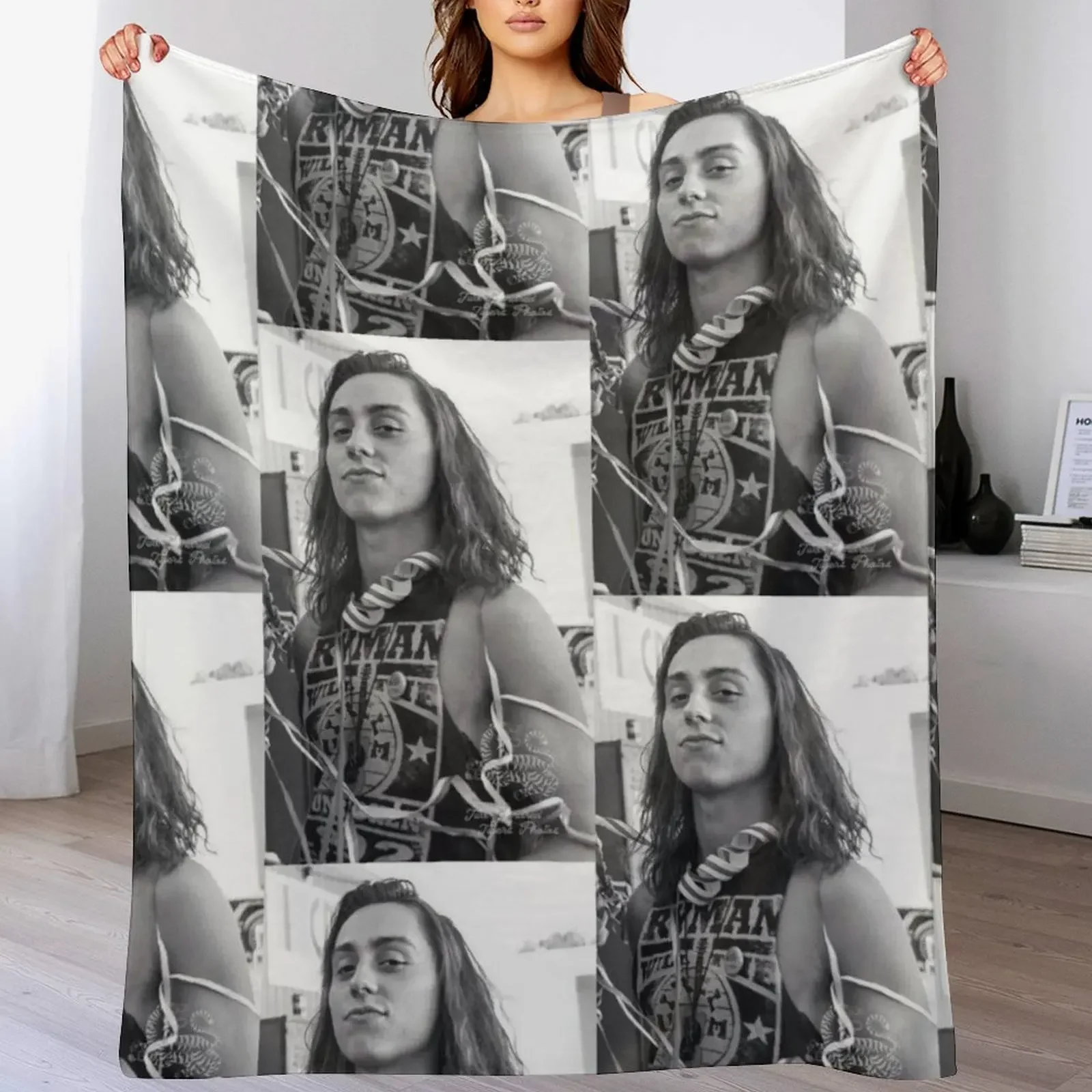 

Black and white Jakey Throw Blanket wednesday Luxury St Blankets For Bed Soft Beds Blankets