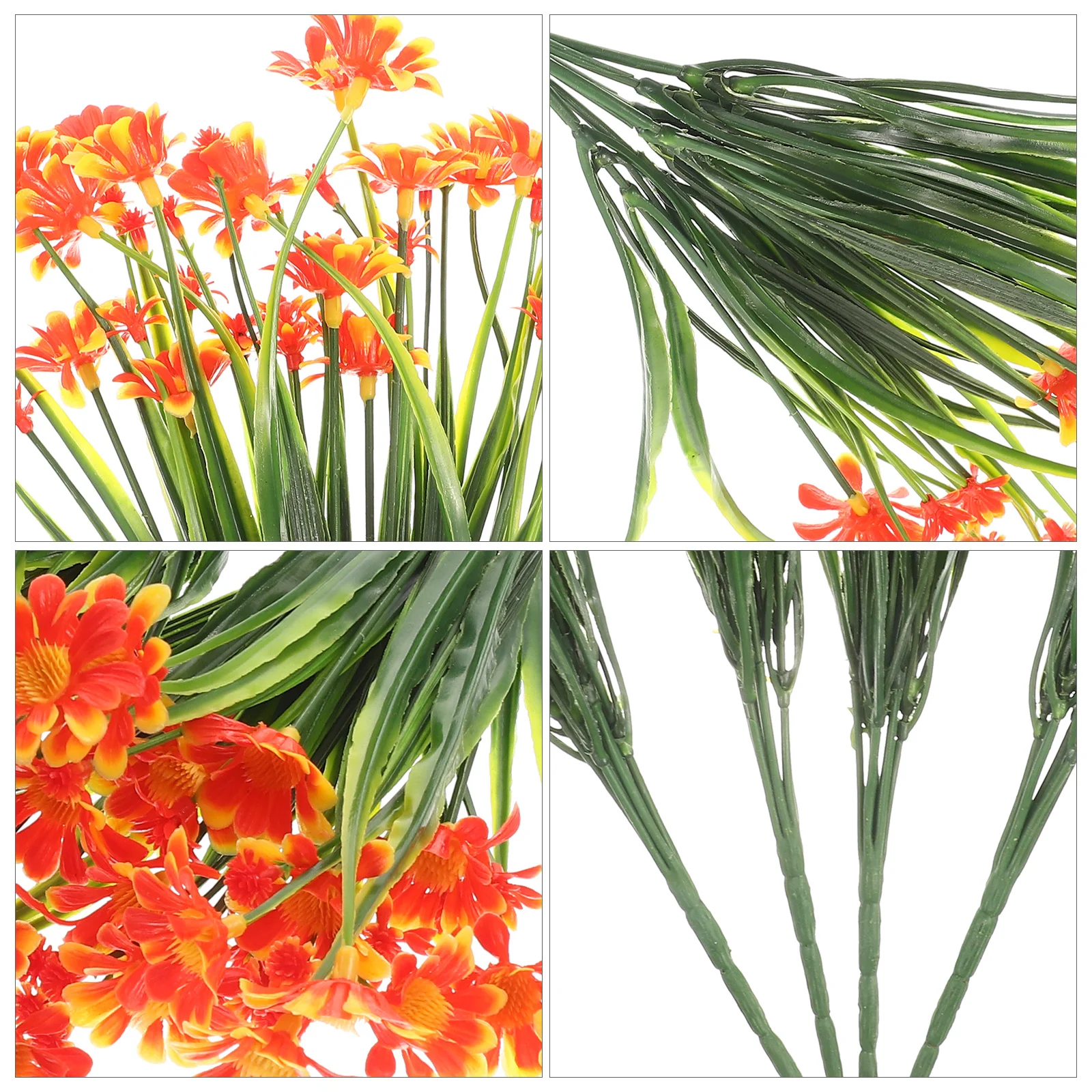 

4Pcs Simulation Daisy Bouquet Lifelike Faux Flowers Home Wedding Decor Exquisite Artificial Daisy Adorn Fake Plant Adorn