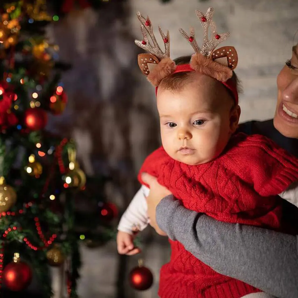 

1pc Party Favors Party Headdress Adorable Kids Elk Lovely Hair Decor Decor Kids Lovely Headdress Hair Accessory