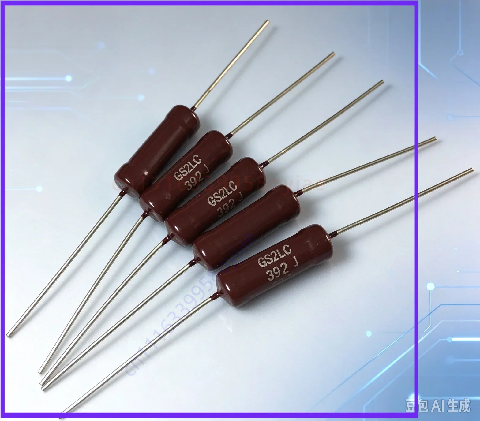 Harvested for Tokyo Koin 3W 392J 5% GS2LC Non-magnetic Resistor  10pcs