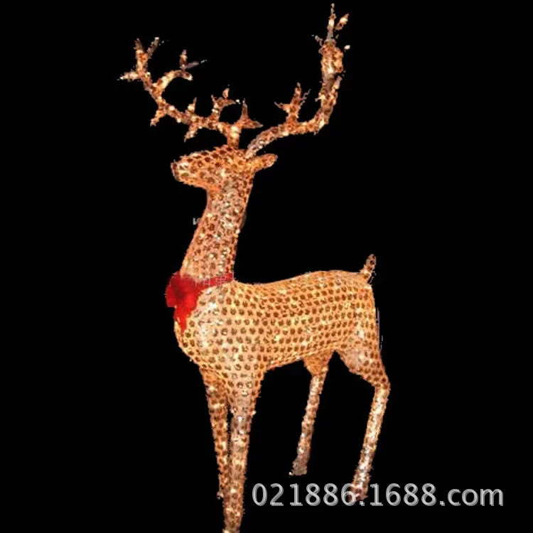 

Manufacturers make Christmas decorations LED lights Christmas deer ornaments Outdoor garden parks Christmas beauty Chen Jing
