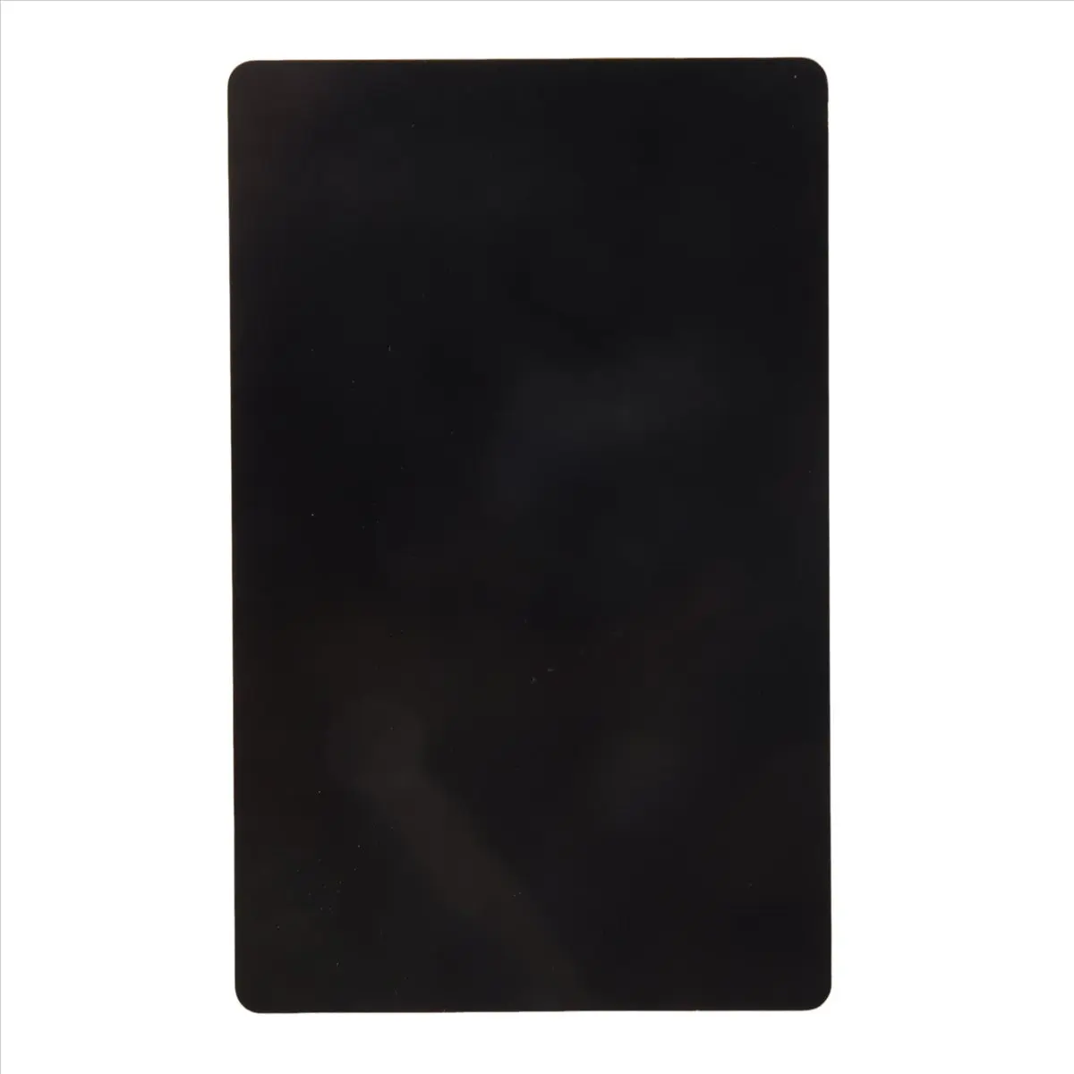 Super Sale 100Pcs Black Aluminum Alloy Card Engraving Metal Business Access Business Card Blank 0.22Mm Thickness