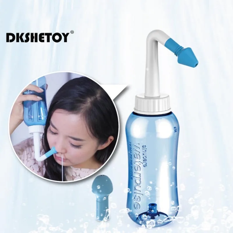 500ML Nasal irrigator waterpulse Rinse Bottle Nasal Wash Cleaner Nose Protector Avoid Allergic Rhinitis Adults Children Neti