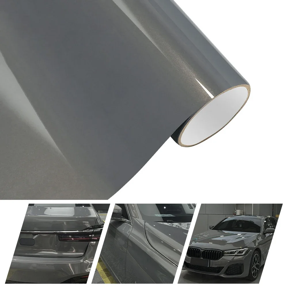 

0,5 м/1 м Премиум Бернина, серая виниловая пленка, самоклеящаяся водостойкая пленка без пузырьков воздуха, авто наклейка, автомобильная упаковка, сделай сам, воздухосъемка