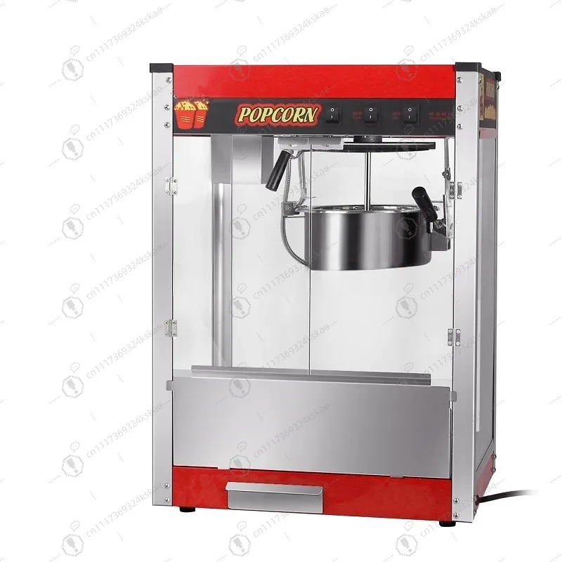 Reliable 8oz Popcorn Machine, 220V 1600W Electric Corn Popper For Home And Small Commercial Snack Bar