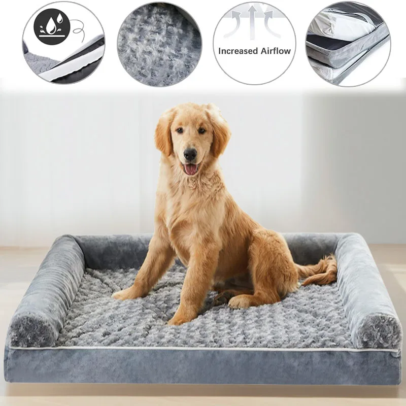 

Luxury Bed for Dog Cat Pet Products Cushions Kitten Goods Accessories Dog All Houses Supplies Things Habitats Basket House Beds