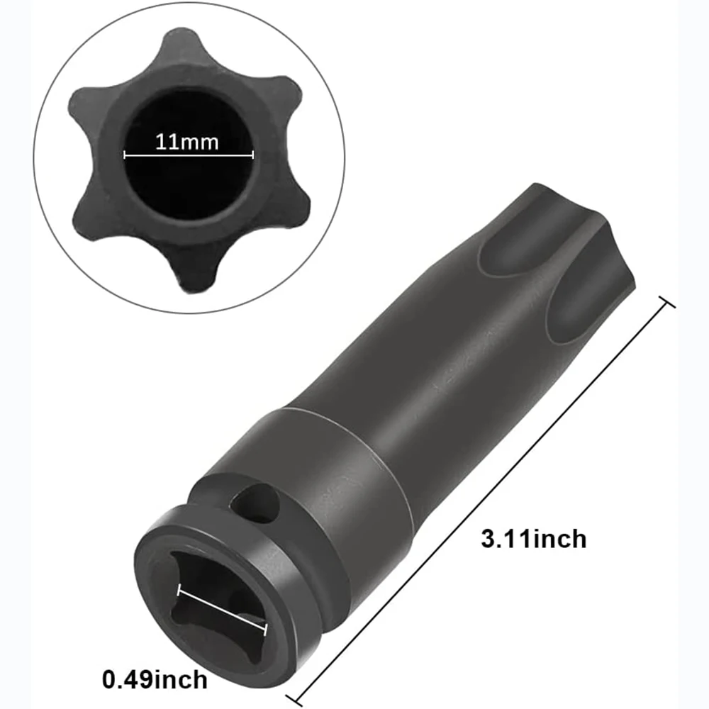 

T100 Star Tamperproof Hollow End Socket Bit For Mercedes Benz Camshaft Pulley Tool