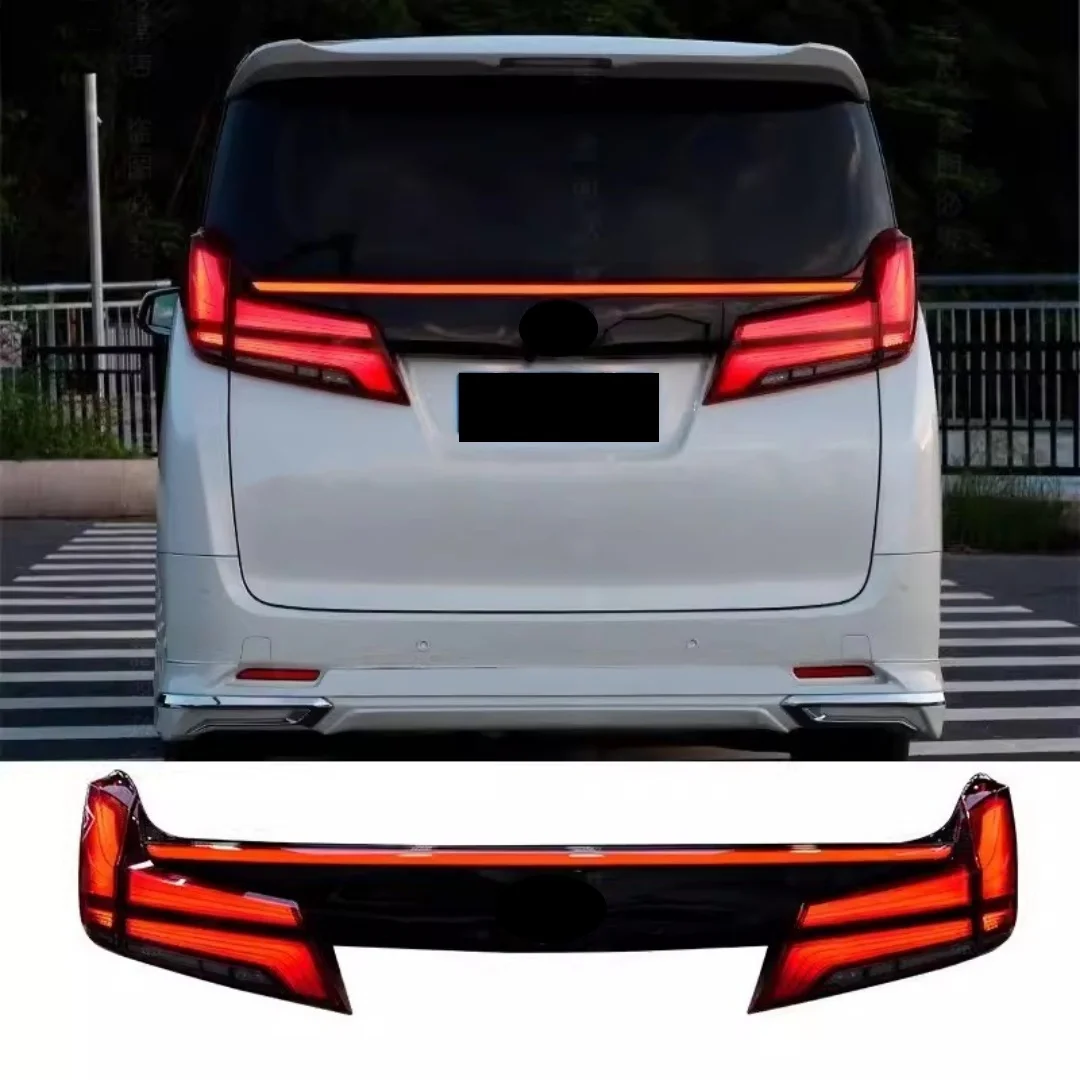 Montaż tylnych świateł przez lampę do 2015 Toyota Alphard Vellfire serii 30-2023 zmodyfikowany przez tylne światła akcesoria samochodowe