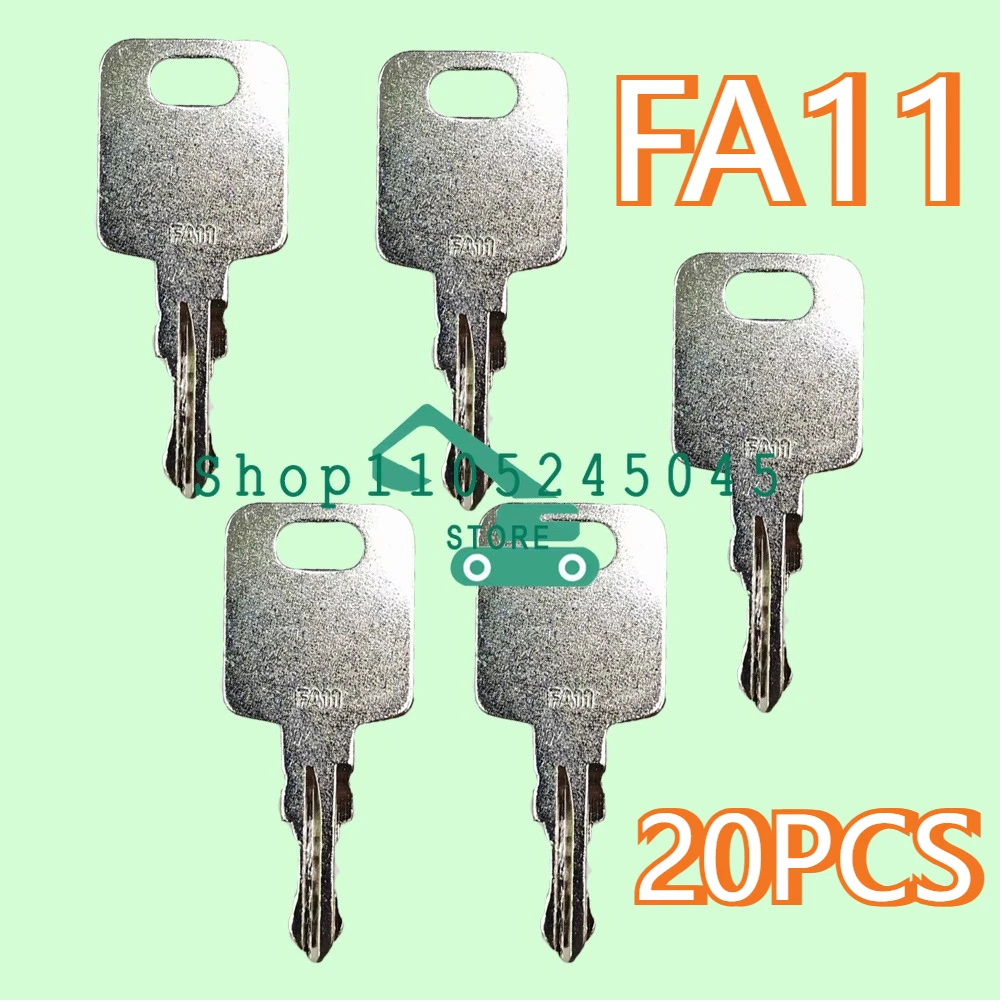 

20pcs FA11 High Quality Ignition Starter Key Fits for JS 334/D7450 334-D7450 Style Adblue