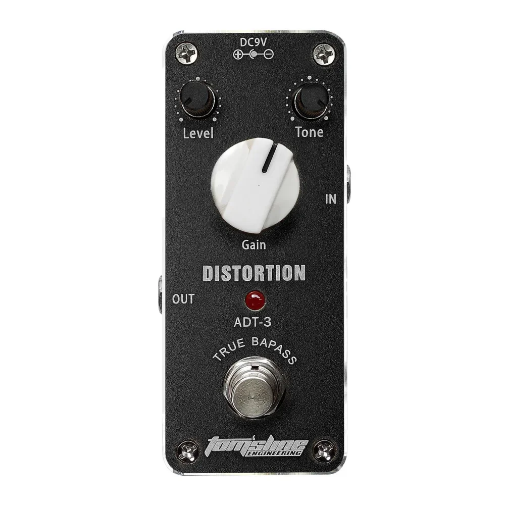 Aroma ADT-3 Distortion Simulation Guitar Effect Pedal Aluminum Alloy Housing True Bypass Electric Guitar Accessories & Parts