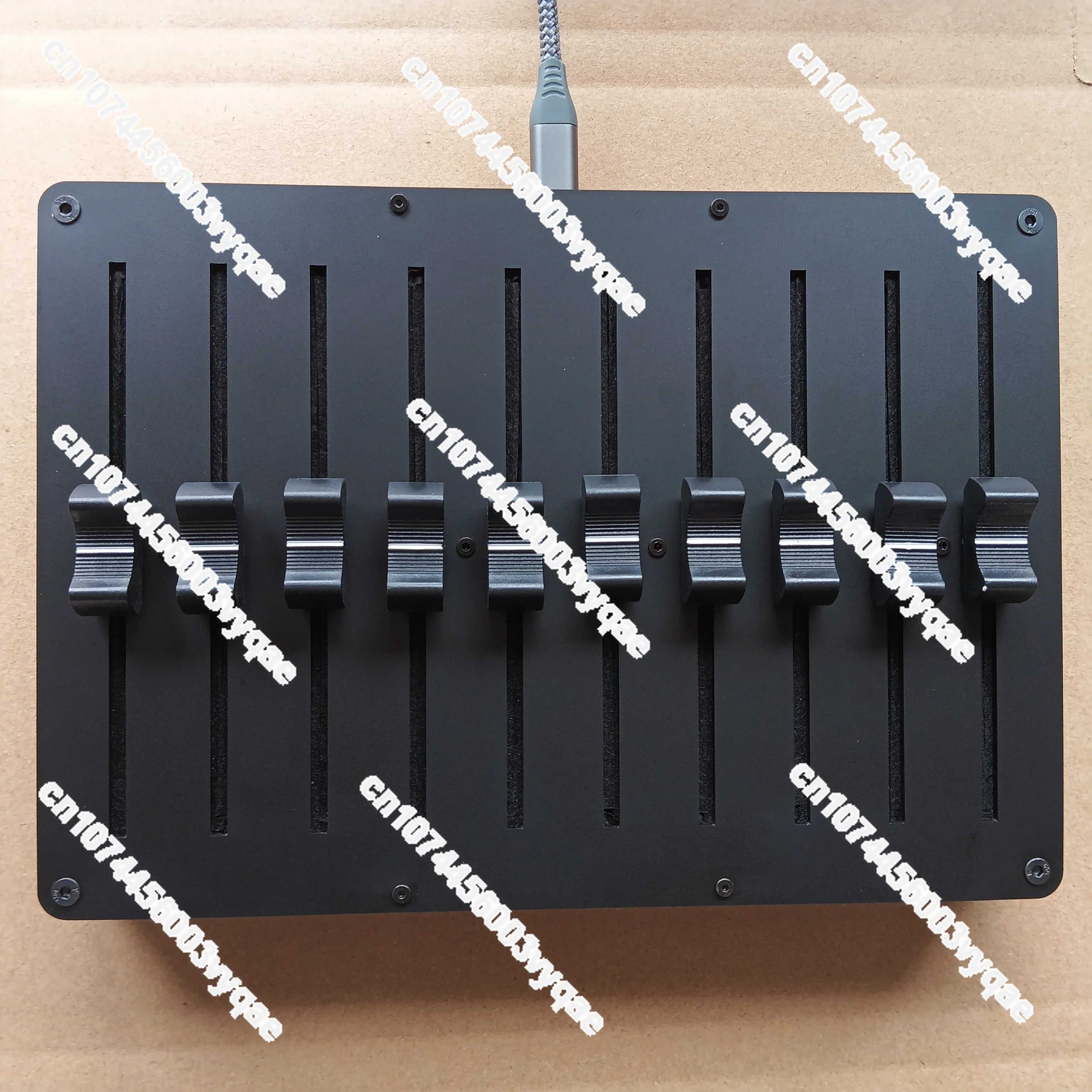 

10-way Fader Fader Customizable Cc Information Usb Interface Midi Controller For Music Host Software
